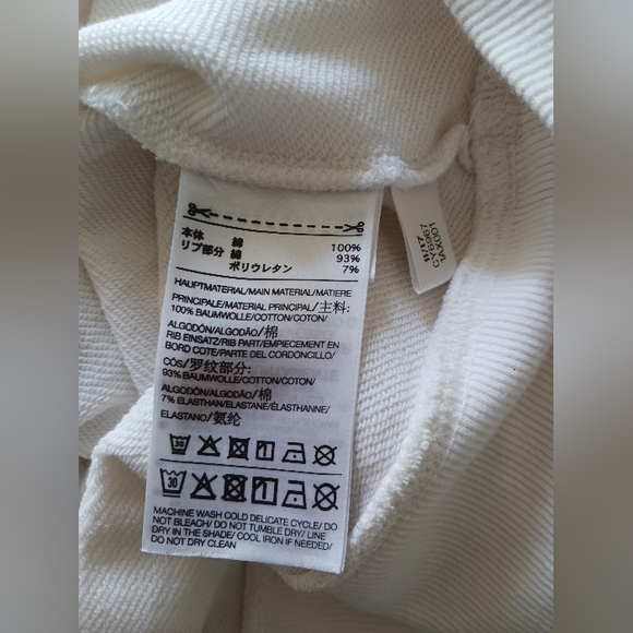 Y-3 Adidas Yohji Yamamoto Cream Or Ivory Hoodie Size M - Picture 6 of 7